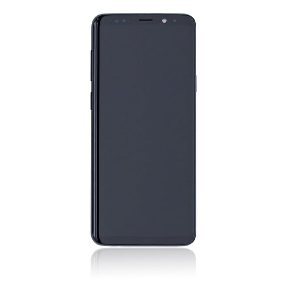 Replacement OLED Assembly With Frame Compatible For Samsung Galaxy S9 Plus (Aftermarket Plus) (Midnight Black)