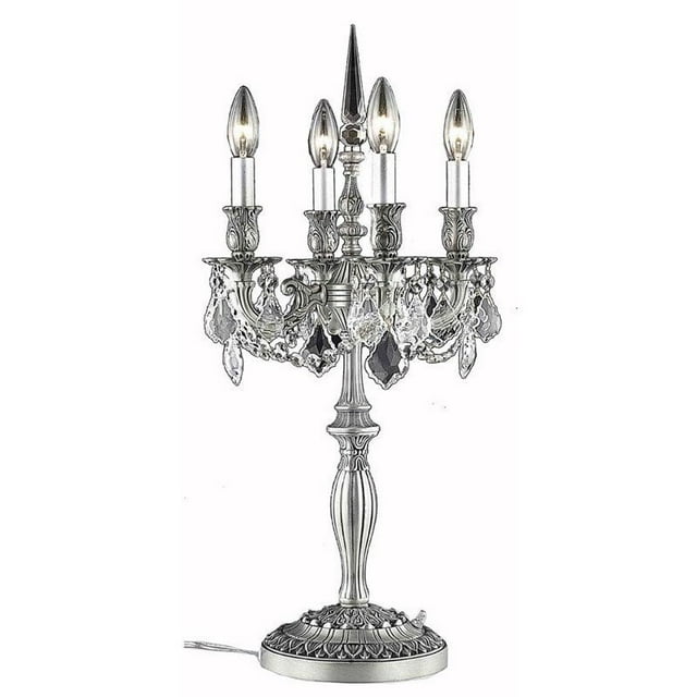 Elegant Lighting Rosalia 26" 4 Light Lampe de Table Élégante en Cristal