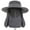 Gray, variant on Fpogbef Fishing Hat for Men Women, UPF50+ Wide Brim Fishing Hat with Face Cover Neck Flap Sun Hat, Blue