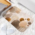thumbnail image 6 of 1pc Abstract Geometric Pattern Absorbent Non-Slip Bathroom Thickened Flannel Rug Decor,Soft,Quick Drying,Suitable For Indoor/outdoor Use,Bathrooms,Bedrooms,Kitchens,Terrace,Laundry Rooms,16"x24", 6 of 9