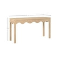 thumbnail image 3 of Meridian Furniture Fiora Natural Oak Veneer Console Table, 3 of 7