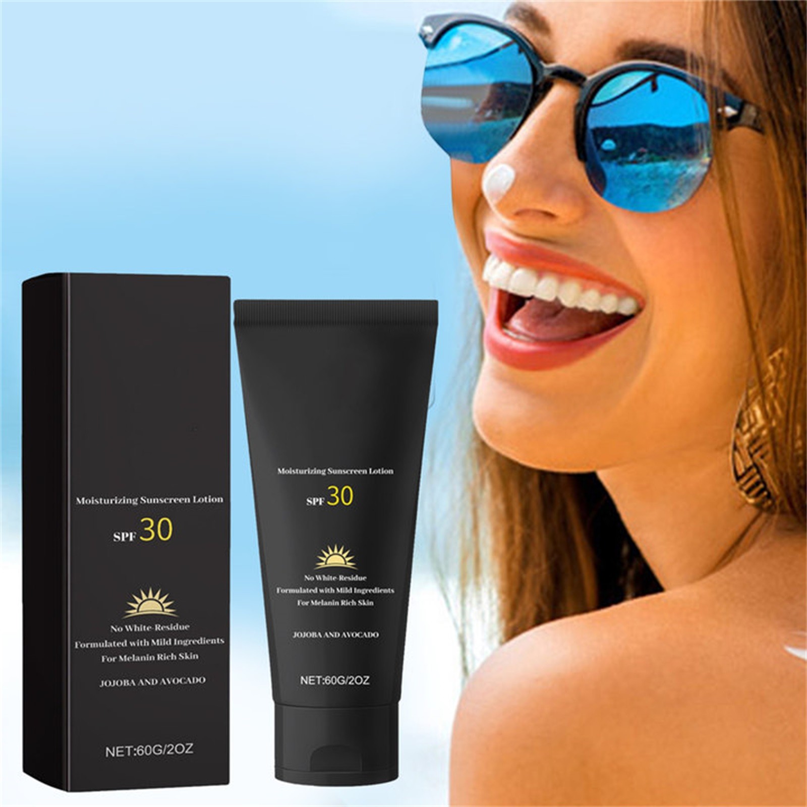 Moisturizing Sunscreen 30 Of White Is Formulated With Natural ...