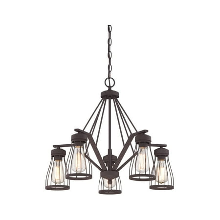 

Bronze Tone Finish Chandeliers 25 Wide Bronze Material Medium Base 5 Light Fixture