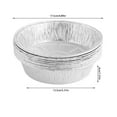 thumbnail image 2 of Fiudx Bandejas de Aluminio para Hornear, Paquete de 10 Bandejas Desechables de Aluminio, Moldes Rectangulares Resistentes, Versátiles para Cocinar y Hornear, Ideales para Catering y Fiestas, Ecológic, 2 of 5