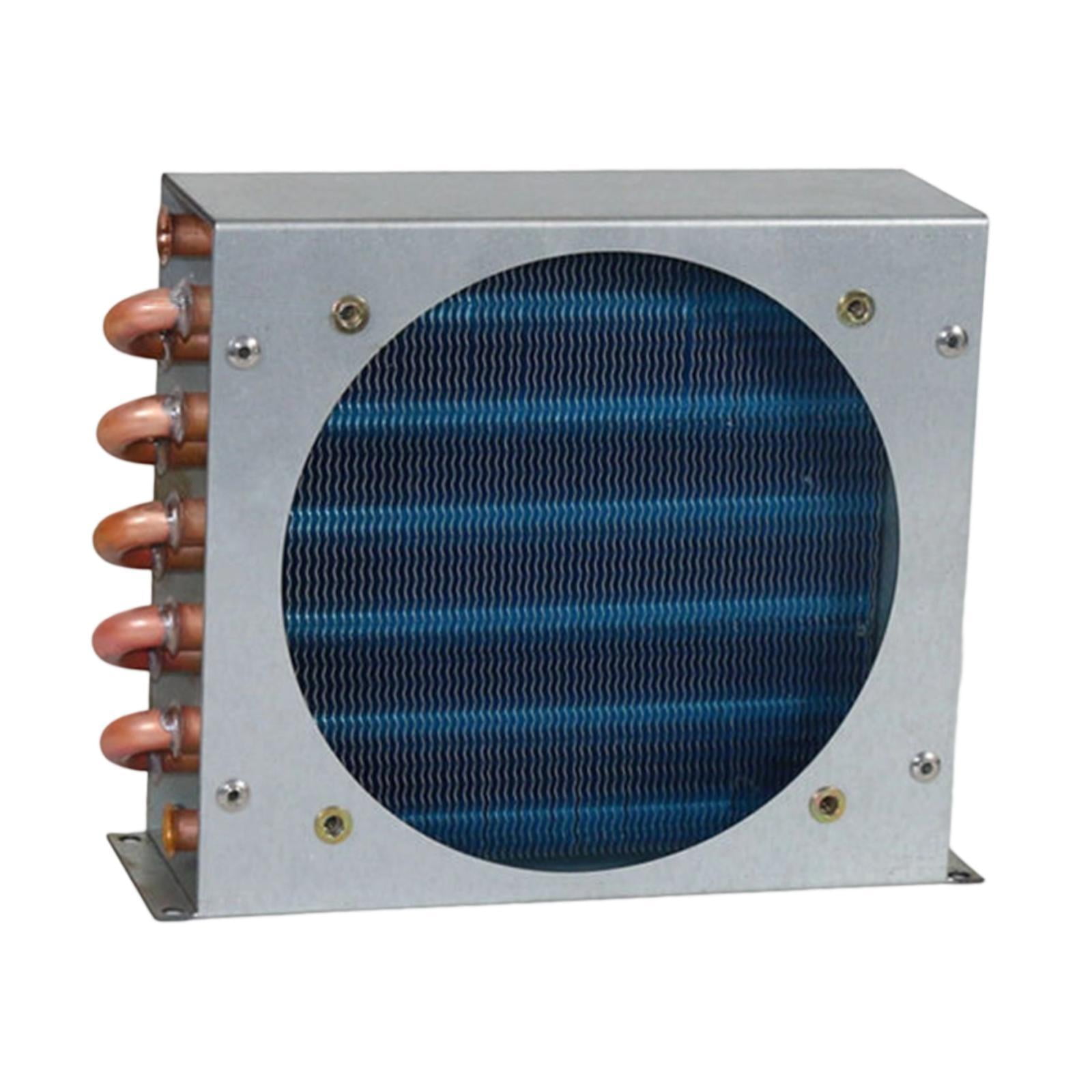 JISADER Condenser for Refrigerator Compact with Shell for Industrial DIY Compressors 2x6x155 1