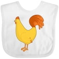 thumbnail image 3 of Inktastic Cute Yellow Chicken Boys or Girls Baby Bib, 3 of 4
