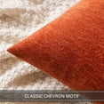thumbnail image 4 of Pack of 2 Pure Decorative Pillow Covers 18x18 Inch Soft Chenille Couch Throw Pillows Farmhouse Cushion Covers for Home Decor Sofa Bedroom Living Room, 4 of 6