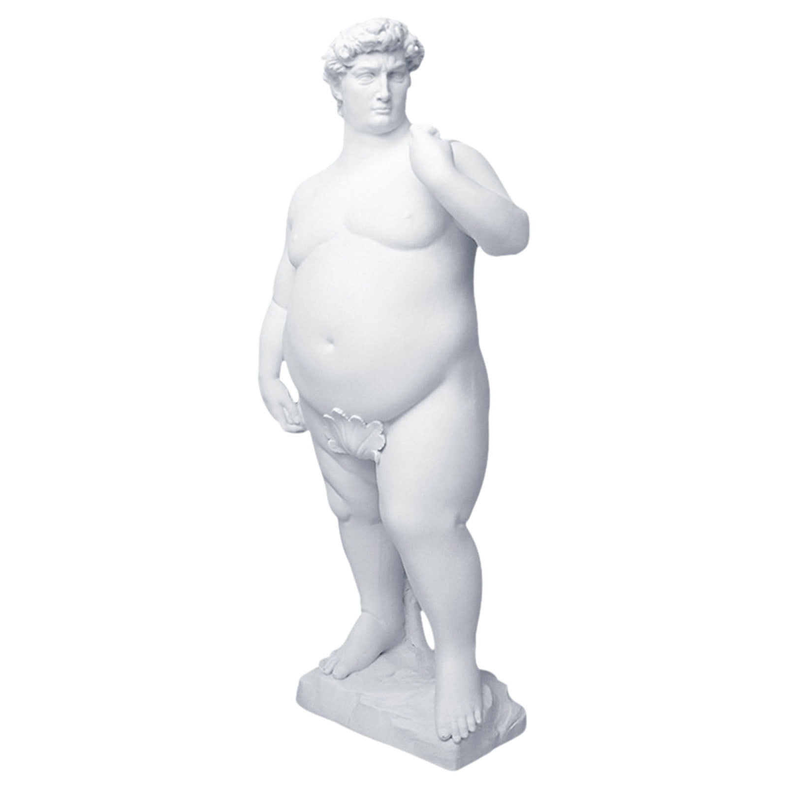 Greek Art Fat David Sculpture Creative Resin Nordic Abstract Figure Home Decor 