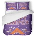 thumbnail image 1 of Juego de Ropa de Cama de 3 Piezas ABPHQTO Naranja bebé feliz Camper con Funda nórdica y 2 fundas de almohada, 1 of 1