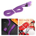 thumbnail image 2 of Cable USB renovable Cable USB Reutilizable De Fecha 1,5 M Reciclaje De Datos Cable De Sincronización USB Tipo C Morado USB tipo C púrpura Magideal Cable USB renovable, 2 of 6