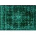 thumbnail image 1 of Ahgly Company Indoor Rectangle Abstract Turquoise Blue Modern Area Rugs, 7' x 10', 1 of 4