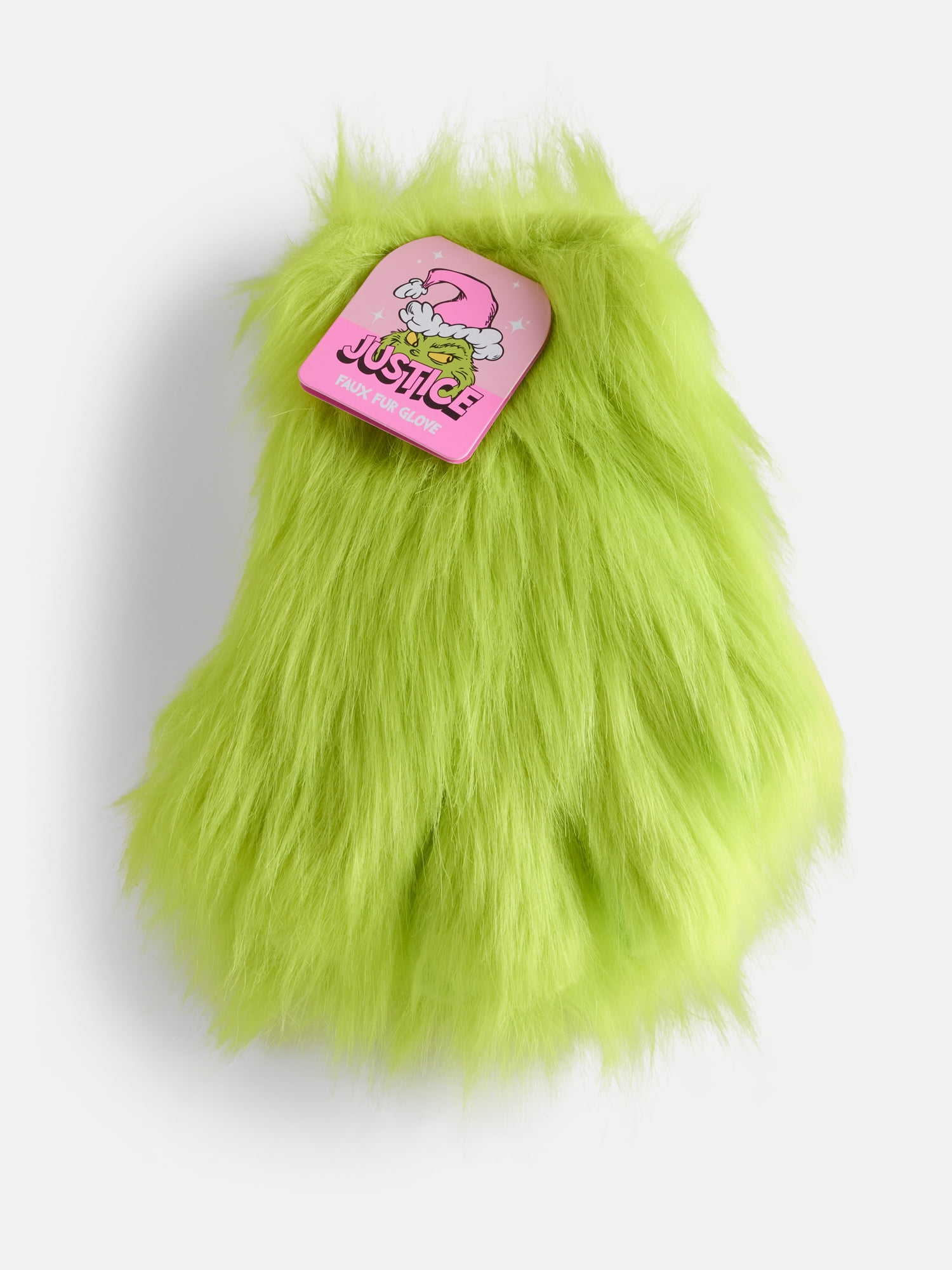 Justice Girls x Dr. Seuss' The Grinch Faux Fur Gloves, Green
