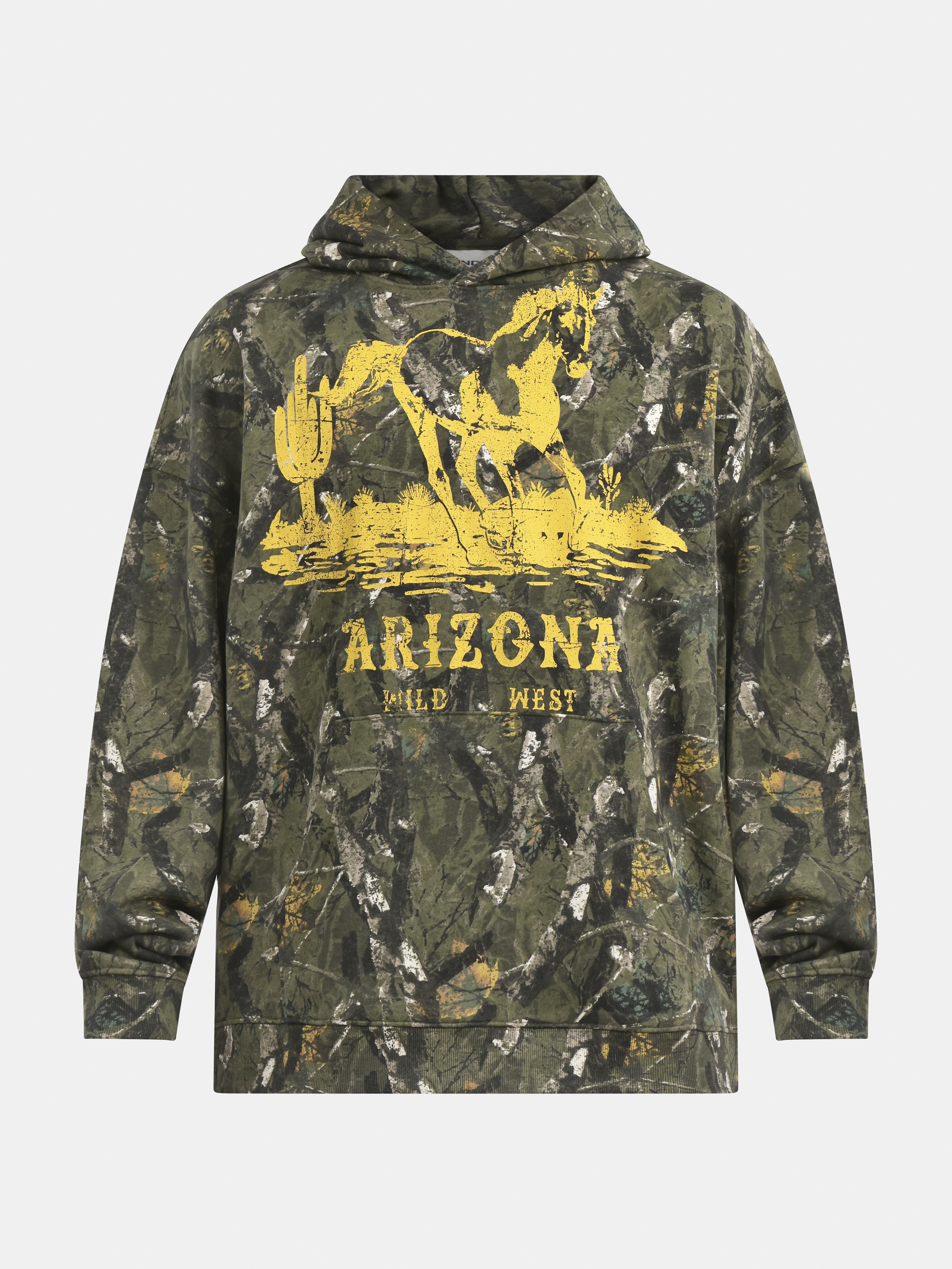 No Boundaries All Gender Oversized Graphic Hoodie with Long Sleeves, Men's and Big Men’s
