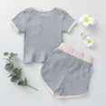thumbnail image 5 of FRSASU Kids Clothes Clearance,Toddler Baby Summer Round Neck Short Sleeve T-Shirt Casual Shorts Clothes Set, 5 of 8