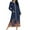 A01-Multicolor, variant on Fewfanhot Women's Long Flannel Robe Floral Printed Knee Length Zipper Bedroom Lounging Bathrobes Cozy Sleepwear Comfort Housecoat