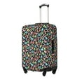 thumbnail image 2 of Fotbe Alphabet Luggage Cover Protector,Suitcase Protector,Scratch and Dirt Resistant,Fits 18-32 Inch Luggage-Large, 2 of 9