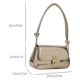 thumbnail image 5 of Bolsa De Hombro Bolso de hombro para mujer Bolsos Moda Brillante PU Sólido Bolso de compras para mujer (Oro) Sywqhk Para Estrenar, 5 of 8