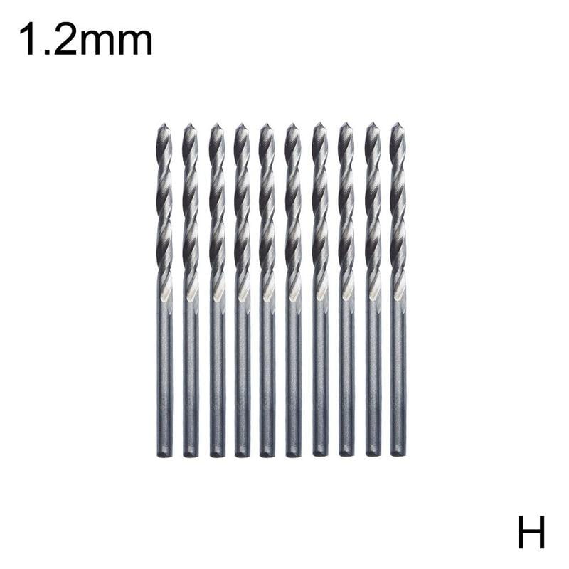 10Pcs/Set 0.5mm-1.2mm Mini Micro HSS Spiral Twist Drill Set Tool Drilling B D9Q3 10Pcs/Set 0.5mm-1.2mm Mini Micro HSS Spiral Twist Drill Set Tool Drilling B D9Q3