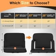 thumbnail image 6 of DKMOCO 2PCS 21" Wide Dual-Sided Heated Stadium Seats for Bleachers with Back Support, Bleachers Chair with Arm Rest, for Outdoor Sports (wiht 20000mAh Power Bank), 6 of 7
