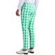 thumbnail image 3 of Pantalones de cuadros INSPIRE CHIC para hombre, corte regular, frente plano, pantalones de negocios de color contrastante, 3 of 6