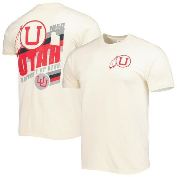 Men's Cream Utah Utes Vault Vintage Comfort Color T-Shirt