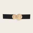 thumbnail image 6 of Fashion Women Wide Belt Wide Strechy with Buckle Female Hook Waistband Body Belt Black, 6 of 9