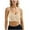 Beige, variant on Ladies Traceless Comfortable No Steel Ring Breathable Gathering Buckle Bra Woman Underwear Moderate Support Wide Strap Senior Front Women's Gifts