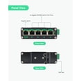 thumbnail image 3 of Conmutador POE LINOVISION Industrial de 5 puertos Gigabit Solar POE, 3 of 8