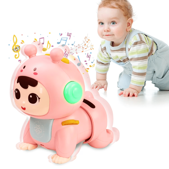 Baby Toys 6-12 Months,Musical Crawling Toys for Baby 6 to 12 Months,Learning Educational Toys 1 2 3 Year Old Boys Girls Gifts