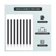 thumbnail image 3 of 20PCS Replacement Standard Pen Nibs Black Replacement Refill Pen Nibs Compatible with Bamboo CTL471, 3 of 5