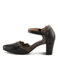 thumbnail image 3 of Spring Step L'Artiste Sayyes Mary Jane Heels | Baroque-Inspired Leather Pumps with Floral Embroidery, 3 of 9