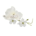 thumbnail image 2 of 5 uds novio boutonniere elegante hombres boda flor realista permanente reutilizable Artificial broche flor blanca, 2 of 5