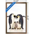 thumbnail image 3 of A Group Of Emperor Penguins Wall Poster, 14.725" x 22.375", Framed, 3 of 3