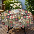 thumbnail image 4 of Pioneer Flower Floral Print Pattern Round Tablecloth 60 X 60 Inch, Wrinkle Resistant Wipeable Table Cloth for Kitchen Dining Picnic Patio Party, 4 of 6