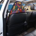 thumbnail image 5 of Uourmeti Halloween Bucket Seat Protector with Skull Candy Design, Waterproof Microfiber Terry Cloth Cover for Vans and Trucks, 5 of 7