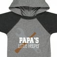 thumbnail image 4 of Inktastic Papa Little Helper Boys Baby Bodysuit, 4 of 5
