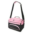 thumbnail image 3 of Bolsa de transporte de gran capacidad para herramientas de peluquería profesional, color rosa, 3 of 14