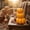 Yellow#42, variant on 3-Tier Stacked Yellow Artificial Pumpkin Decor, Fake Resin Pumpkin Stack for Fall Tabletop, Thanksgiving Mantel and Tiered Tray Ornament, 7.5 Inch