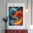 thumbnail image 2 of Diamond Art Kits for Adults - 5d Elemental Dragon Battle Scene Diamond Painting for Adults, Diamond Art for Adults Beginners, Diamond Painting Kits for Adults for Home Wall Decor, 2 of 7