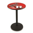 thumbnail image 1 of Holland Bar Stool L214B3636Rutger-D2 36 in. Rutgers Scarlet Knights Pub Table with 36 in. Top, 1 of 1