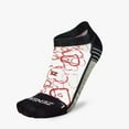 thumbnail image 2 of Zensah Abstract Hearts Socks (No Show) S / White, 2 of 2