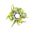 thumbnail image 2 of Plastic Candlestick Decorative Ring Multicolor Plastic Easter Candlestick Wreath with Decorative Eggs and Flowers(Multicolor,1-Piece) Rkxzt, 2 of 8