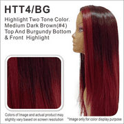LEIA HD Swiss HD Lace Front Wig By Vivica A Fox (COLOR: HTT4/BG)