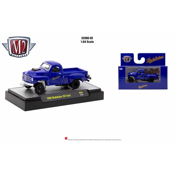 M2 Machines Detroit Muscle Rel 92 1:64 1950 Studebaker 2R Truck