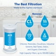 thumbnail image 3 of Express Water – 12 Pack Big Blue Filter Activated Carbon Block Replacement Filter – ACB Large Capacity Water Filter – Whole House Filtration – 5 Micron – 4.5” x 10” inch, 3 of 4