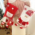 thumbnail image 3 of Knitted cloth three dimensional Christmas tree decoration candy bag Christmas decoration, 3 of 12