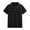 Black, variant on WhouRiu Toddler Boys Tshirts Casual Short Sleeve Button Down Polo Tops Child Soft Solid T Shirt Black,Sizes 3-4