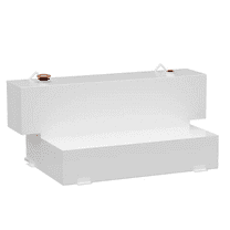 UWS Hammerhead Transfer Tank 100-Gal L-Shape Steel Lockable, White