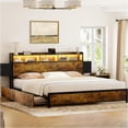 thumbnail image 1 of Base Cama King Size con 2 cajones de Almacenamiento en Cabecera, 1 of 7