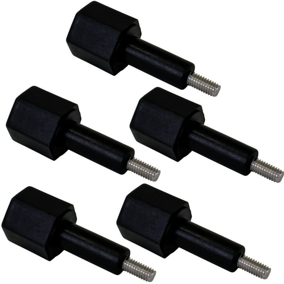 IMM 5-Pack Replacement for Hoshizaki 434168G-01 Black Thumbscrew